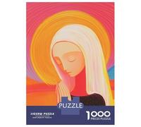 1000 Pieces Puzzles for Adults Woman Praying in Light Jigsaw for Adults Anti-Stress Toys Difficult Hard Difficult And Challenge 70x50cm/1000pcs
