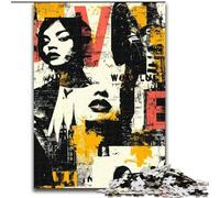 1000 Pieces Puzzles for Adults World Actors Collage Made of Wood, Perfect Christmas & New Year Gift, size 50X75CM for Family Interactive Game