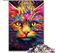 1000 Pieces Puzzles for Adults Yellow Cat Jigsaw Puzzles for Adults size : 50x75cm Home Activity for Holidays, Birthdays, And Family Game Nights
