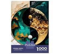 1000 Pieces Puzzles for Adults Yin Yang Kintsugi Harmony Jigsaw for Adults Anti-Stress Toys Difficult Hard Difficult And Challenge 70x50cm/1000pcs