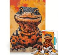 1000 Pieces Puzzles for Teenagers A Gila Monster, Practical Game, For Family Fun, Suitable for Desktop Decoration 38x26cm