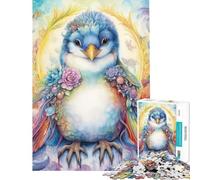 1000 Pieces Puzzles for Teenagers Adorable Little Penguin Fun Activities at Home Perfect Decoration Brain Teaser Game Suitable for Ages 14 And Up (50X75cm)