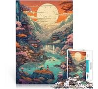 1000 Pieces Puzzles for teenagers amazing landscape in japan Challenging Difficult is ideal as a gift for the whole family 26x38cm