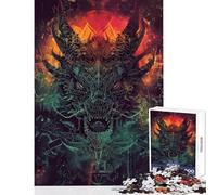 1000 Pieces Puzzles for Teenagers Ancient Dragon Ritual Educational Games Enhance Memory Toy Wall Decor Unique Birthday And Gifts (38x52cm)