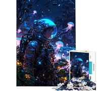 1000 Pieces Puzzles for Teenagers Anime Girl Lost in Wonder Challenging To Complete Difficult Challenge DIY Toys for And from 14 Years And over (38x26cm)