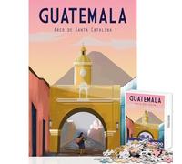 1000 Pieces Puzzles for Teenagers Antigua Guatemala Puzzle For Teenagers Improve Memory for Birthday, Chrismas Birthday Present, Gifts, (38x52cm)