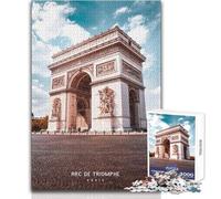 1000 Pieces Puzzles for Teenagers Arc De Triomphe Educational Family Game Analysis And Logic Educational Toy Size 38x52cm