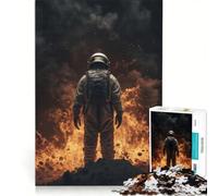 1000 Pieces Puzzles for Teenagers Astronaut Catastrophe, Practical Game, For Family Fun, Suitable for Desktop Decoration 50x75cm
