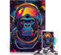 1000 Pieces Puzzles for teenagers Astronaut Space Gorilla Familienspiel für und Wunschliste mit dem Weihnachtsmann75x50cm