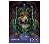 1000 Pieces Puzzles for Teenagers Australian Shepherd Dog Puzzle for Adults DIY Toys Difficult Challenge Help The Brain Exercise 52x38cm/1000pcs