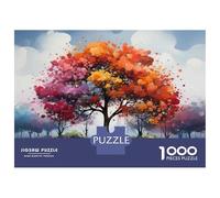 1000 Pieces Puzzles for Teenagers Autumn Tree Art Print Jigsaws for Adults Brain Teaser Game But Fun And Humorous Deal As Gifts for The Whole Family 52x38cm/1000pcs
