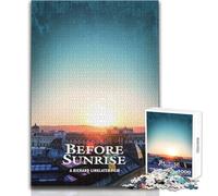 1000 Pieces Puzzles for Teenagers Before Sunrise Educational Family Game Analysis And Logic Educational Toy Size 50x75cm