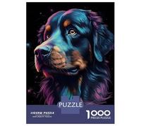 1000 Pieces Puzzles for Teenagers Bernese Mountain Dog Puzzle for Adults DIY Toys Difficult Challenge Help The Brain Exercise 52x38cm/1000pcs