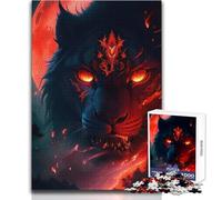 1000 Pieces Puzzles for Teenagers Blood Moon Beast Peaceful And Satisfying Pastime Perfect Interlock Precision Cut Toy Size 38x52cm
