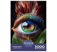 1000 Pieces Puzzles for Teenagers Blooming Eye Jigsaws for Adults Relaxing Games Home Decoration for Birthday, Chrismas 70x50cm/1000pcs