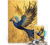 1000 Pieces Puzzles for teenagers Blue and Golden Phoenix Family Game for and 26x38cm deal as gifts for the whole family for and Age 14