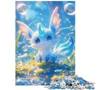 1000 Pieces Puzzles for Teenagers Blue Creature A Magical Forest Help The Brain Exercise Perfect Decoration Family Game for 14+ Puzzle Game Offered (38x26cm)