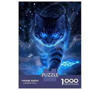 1000 Pieces Puzzles for Teenagers Blue-Eyed Cat in Snow Jigsaws for Adults Brain Teaser Game But Fun And Humorous Deal As Gifts for The Whole Family 70x50cm/1000pcs