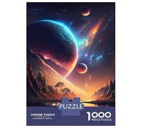 1000 Pieces Puzzles for Teenagers Celestial Symphony Space Jigsaws for Adults Family Games Presents for Women Help The Brain Exercise 70x50cm/1000pcs