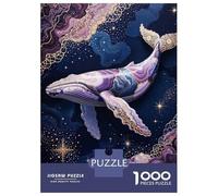 1000 Pieces Puzzles for Teenagers Celestial Whale - Cosmic Ocean Fantasy Puzzles for Adults Relaxing Games Staycation Kill Time Deal As Gifts for The Whole Family 70x50cm/1000pcs