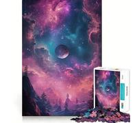 1000 Pieces Puzzles for Teenagers Celestial Wilderness Fine Cut Design Focus Game Gift Peace Time Play Xmas Leisure Gift (38x52cm)