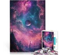 1000 Pieces Puzzles for teenagers Celestial Wilderness pädagogische Herausforderung mit passendem Poster und Quizblatt38x26cm