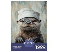 1000 Pieces Puzzles for Teenagers Chef Otter's Culinary Moment Jigsaws for Adults Brain Teaser Game But Fun And Humorous Deal As Gifts for The Whole Family 52x38cm/1000pcs