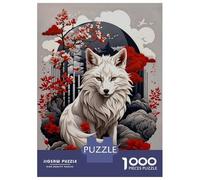 1000 Pieces Puzzles for Teenagers Cherry Blossom Wolf Jigsaws for Adults Brain Teaser Game But Fun And Humorous Deal As Gifts for The Whole Family 70x50cm/1000pcs