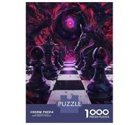 1000 Pieces Puzzles for Teenagers Chessboard with Dark Portal Jigsaws for Adults Brain Teaser Game But Fun And Humorous Deal As Gifts for The Whole Family 52x38cm/1000pcs