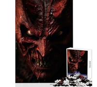 1000 Pieces Puzzles for Teenagers Cinematic Devil Puzzle For Teenagers Difficult Hard Help The Brain Exercise Christmas Birthday Gifts (38x26cm)