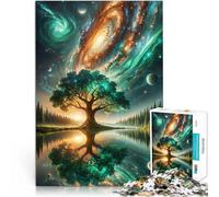 1000 Pieces Puzzles for teenagers Cosmic Infinity Grove pädagogische Herausforderung mit passendem Poster und Quizblatt52x38cm