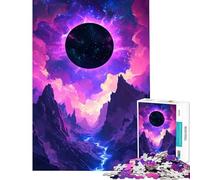 1000 Pieces Puzzles for Teenagers Cosmic Mountain Landscape Help The Brain Exercise Learning Educational Toy Wall Decor Suitable for People Aged 14 And Above (38X52CM)