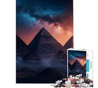 1000 Pieces Puzzles for Teenagers Cosmic Pyramids Egypt Help The Brain Exercise For Family Fun Educational Games for 14+ Puzzle Game Offered (38x26cm)