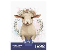1000 Pieces Puzzles for Teenagers Cute Baby Sheep Lamb Adult Jigsaw Toy Wall Decor Perfect Decoration Unique Birthday And Gifts 70x50cm/1000pcs