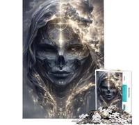 1000 Pieces Puzzles for Teenagers Cybernetic Goddess in The Clouds Help The Brain Exercise For Family Fun Educational Games for 14+ Puzzle Game Offered (38x26cm)