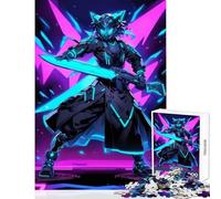 1000 Pieces Puzzles for Teenagers Cyberpunk Warrior Puzzle For Teenagers Difficult Hard Help The Brain Exercise Christmas Birthday Gifts (50x75cm)