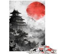 1000 Pieces Puzzles for Teenagers Dawn at Edo Castle Help The Brain Exercise Perfect Decoration Family Game for 14+ Puzzle Game Offered (38x26cm)