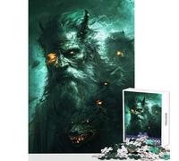 1000 Pieces Puzzles for Teenagers Devil in The Darkness Puzzle For Teenagers Difficult Hard Help The Brain Exercise Christmas Birthday Gifts (38x26cm)