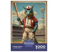 1000 Pieces Puzzles for Teenagers Dino League Icon 6 Jigsaws for Adults Brain Teaser Game But Fun And Humorous Deal As Gifts for The Whole Family 70x50cm/1000pcs