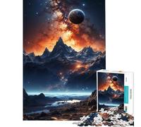 1000 Pieces Puzzles for Teenagers Distant Vistas Help The Brain Exercise Learning Educational Toy Wall Decor Suitable for People Aged 14 And Above (38X52CM)