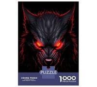 1000 Pieces Puzzles for Teenagers Dog Red And Black Animals Puzzles for Adults Relaxing Games Staycation Kill Time Deal As Gifts for The Whole Family 52x38cm/1000pcs