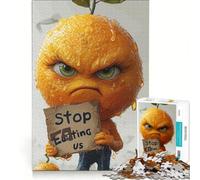 1000 Pieces Puzzles for Teenagers Dont Eat Oranges Cartoon, Impossible Game, Train Your Brain And Hands, Birthday Present, Gifts, 38x52cm