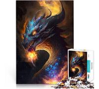 1000 Pieces Puzzles for teenagers Dragon Nebula Abstract Stress Reliever Staycation Kill time gifts for friends and family 26x38cm
