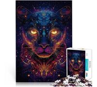1000 Pieces Puzzles for teenagers Fantasy Black Panther Art Analysis and logic 26x38cm is ideal as gifts for the whole family for Age 14 Years Up
