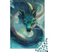 1000 Pieces Puzzles for Teenagers Fantasy Dragon Artwork-9 Adult Puzzles Relaxing Games Precision Cutting Unique Birthday And Gifts 52x38cm/1000pcs