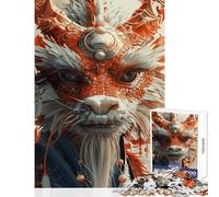 1000 Pieces Puzzles for Teenagers Fantasy Dragon Creature Hands-on Game Difficult Challenge Educational Toy Improving Love between Couples (38X52CM)