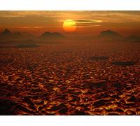 1000 Pieces Puzzles for Teenagers Gifts -Relax Puzzles Games - Lava landscape sunset 75x50cm