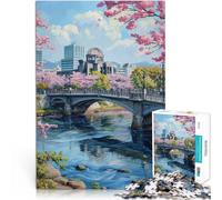 1000 Pieces Puzzles for teenagers Hiroshima Japan Familienspiel zum Stressabbau, schwierige Herausforderung Heimdekoration50x70cm