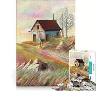 1000 Pieces Puzzles for Teenagers It The Road, Educational Games, Wall Decoration, Improving Love between Couples (50x75cm)