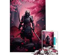 1000 Pieces Puzzles for Teenagers Japanese Samurai Help The Brain Exercise Learning Educational Toy Wall Decor Suitable for People Aged 14 And Above (50X75CM)